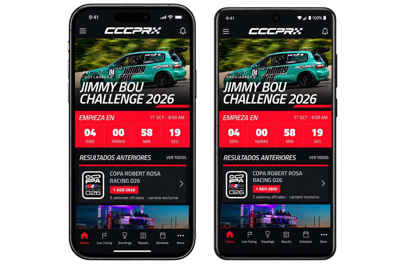 La app del CCCPR en iPhone y Android
